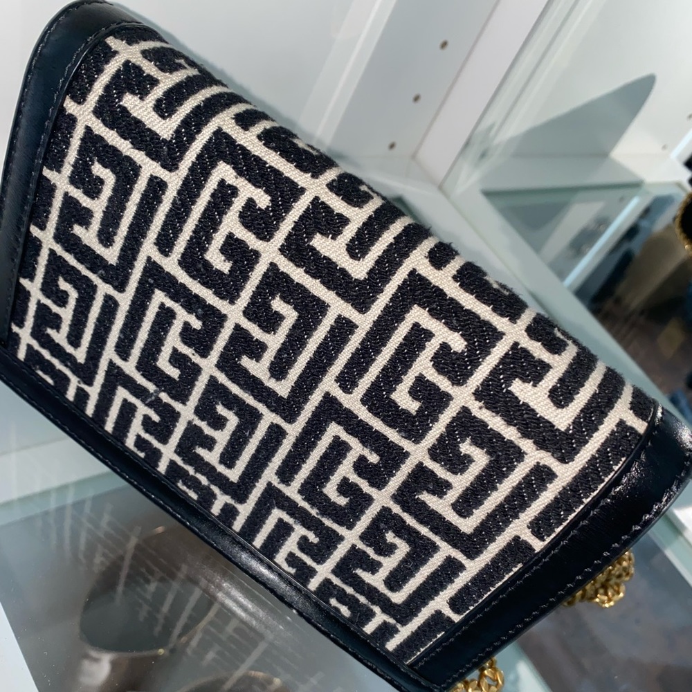Balmain 1945 Mini Bag Jacquard